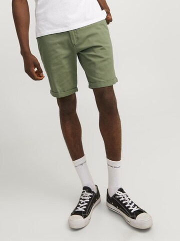 JACK & JONES Regular Chino in Groen