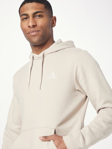 pelēks ADIDAS SPORTSWEAR Sportiska tipa džemperis 'Essentials Fleece'