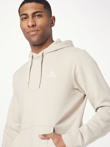 ADIDAS SPORTSWEAR Sports sweatshirt 'Essentials Fleece' in Grey