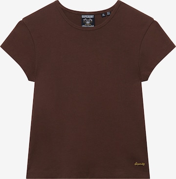 Superdry & Co T-Shirt 'Athletic Essential' in Braun: Vorderseite