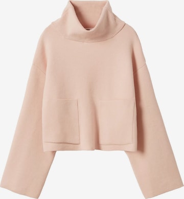 MANGO Sweater in Pink: front