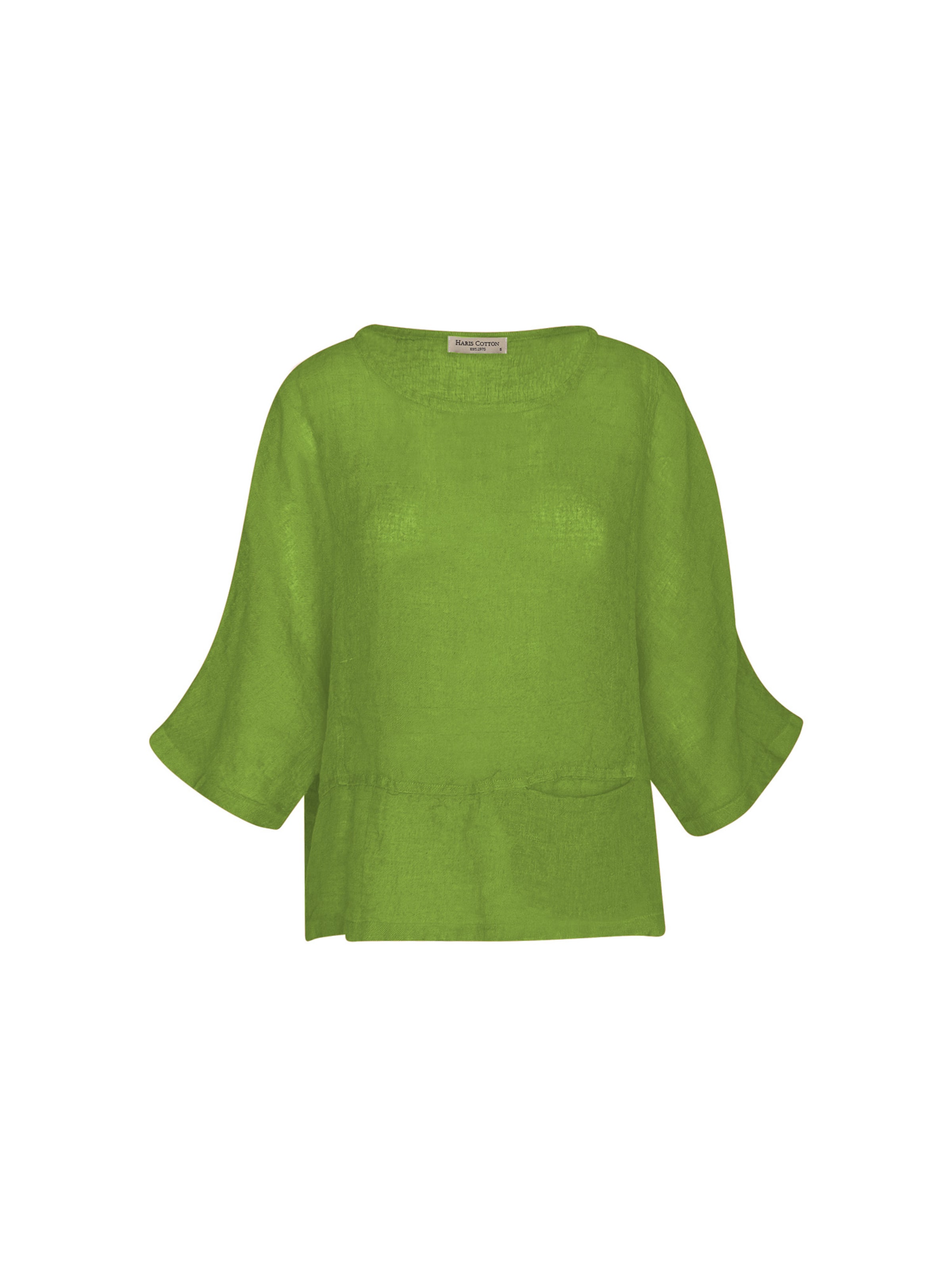 Haris Cotton Blouse 'Haris Cotton' in Groen: voorkant