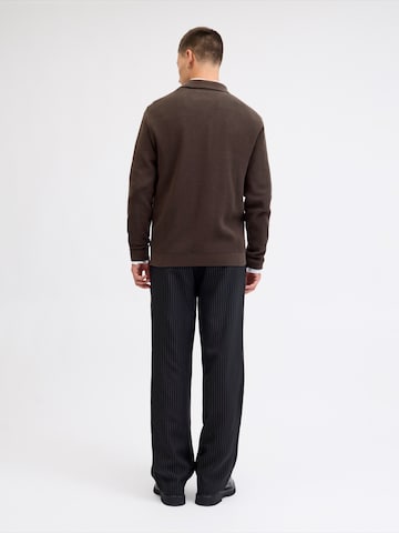 JACK & JONES Pletena jopa 'JPRBLADEVIN' | rjava barva: zadnja stran