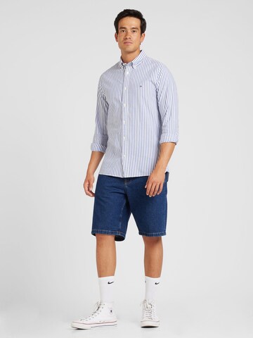 TOMMY HILFIGER Slim fit Overhemd in Blauw