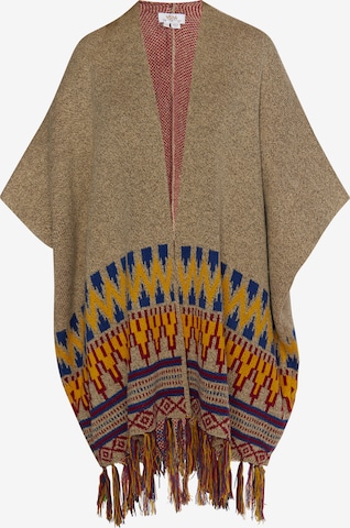 usha FESTIVAL Cape in Beige: front
