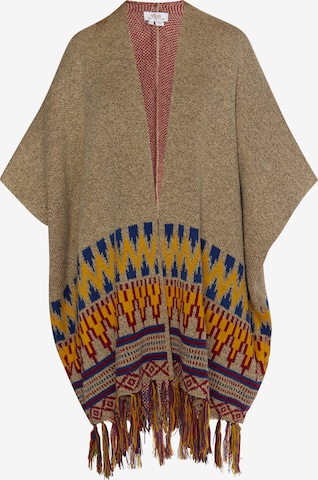 usha FESTIVAL Cape in Beige: voorkant