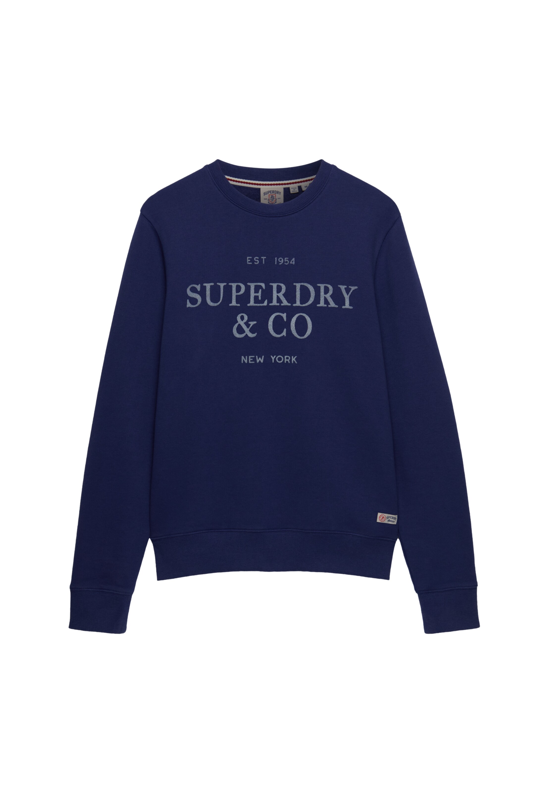 Superdry & Co Sweatshirt '1954 Company' in Blauw: voorkant