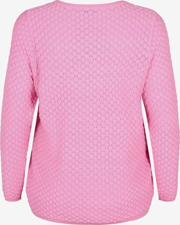 Zizzi Sweater 'CAELSA' in Pink