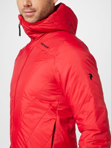 Veste outdoor PEAK PERFORMANCE en rouge