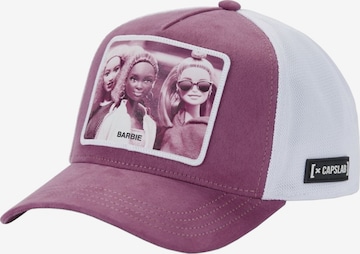 Casquette Capslab en rose : devant