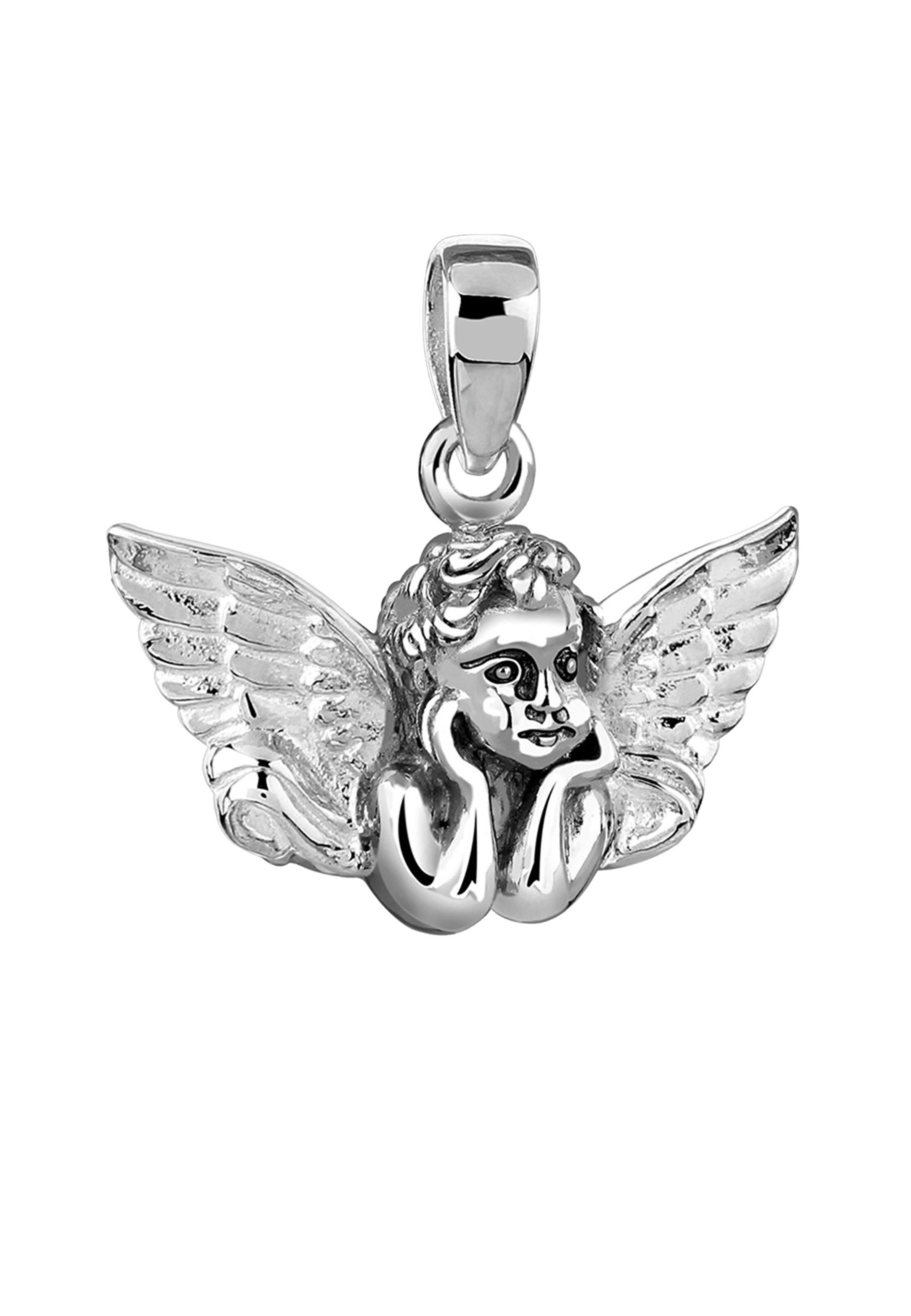 Nenalina Hangers 'Engel' in Zilver: voorkant