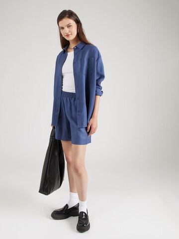 MSCH COPENHAGEN - Loosefit Pantalón 'Disa' en azul
