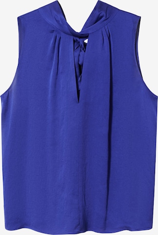 MANGO Блуза 'Lazado' в синьо: отпред