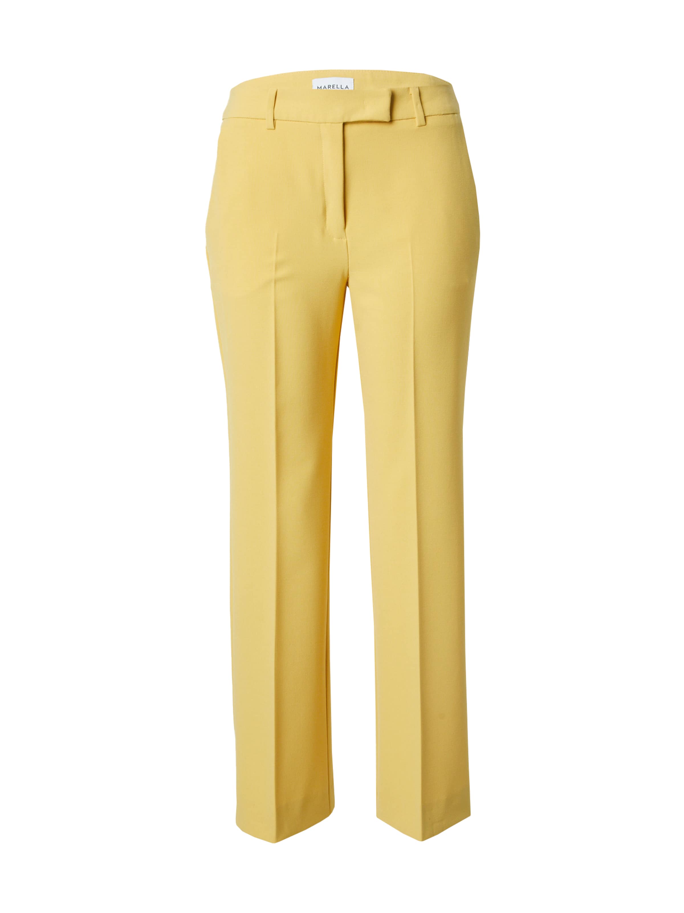 Marella - regular Pantalón de pinzas 'CHILD' en amarillo: frente