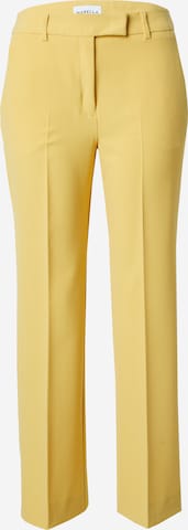 Marella Regular Trousers with creases 'CHILD' in Yellow: front