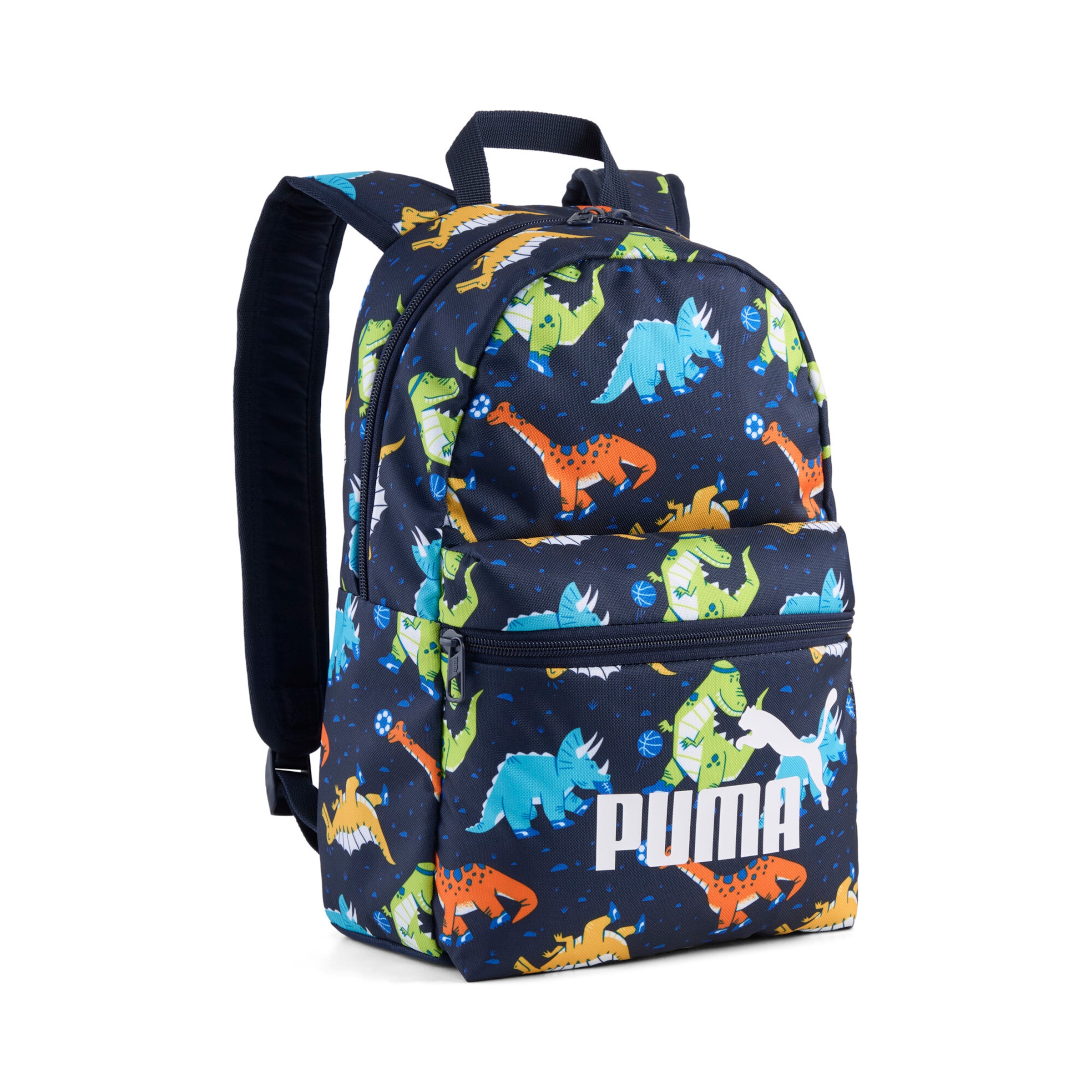 PUMA Backpack in One size in Navy / Azure / Light green / Orange, Item view