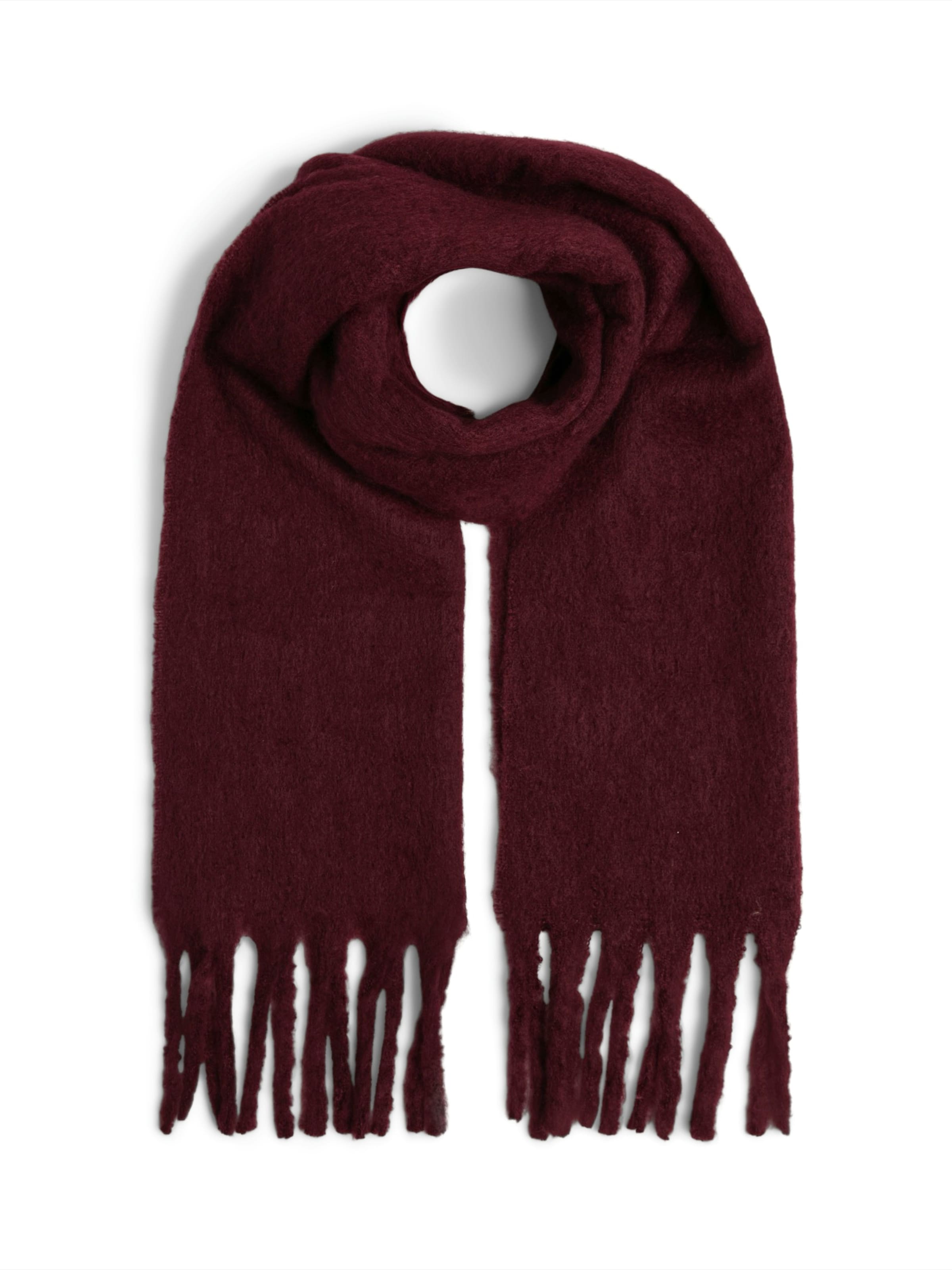 PIECES Šál - Červená: predná strana