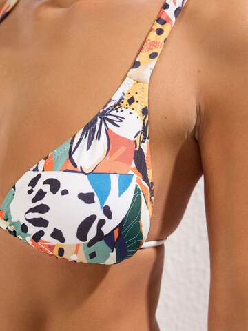 Trendyol Triangle Bikini in White