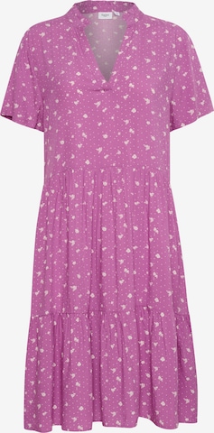 SAINT TROPEZ Платье-рубашка 'Eda' в Лиловый: спереди