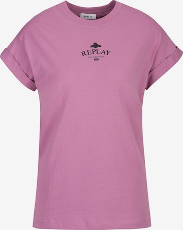 REPLAY Shirt in Purple: front