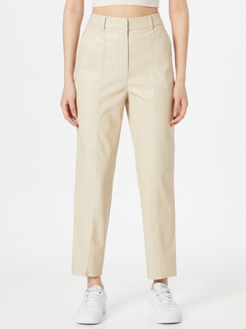 TAIFUN Regular Trousers in Beige: front