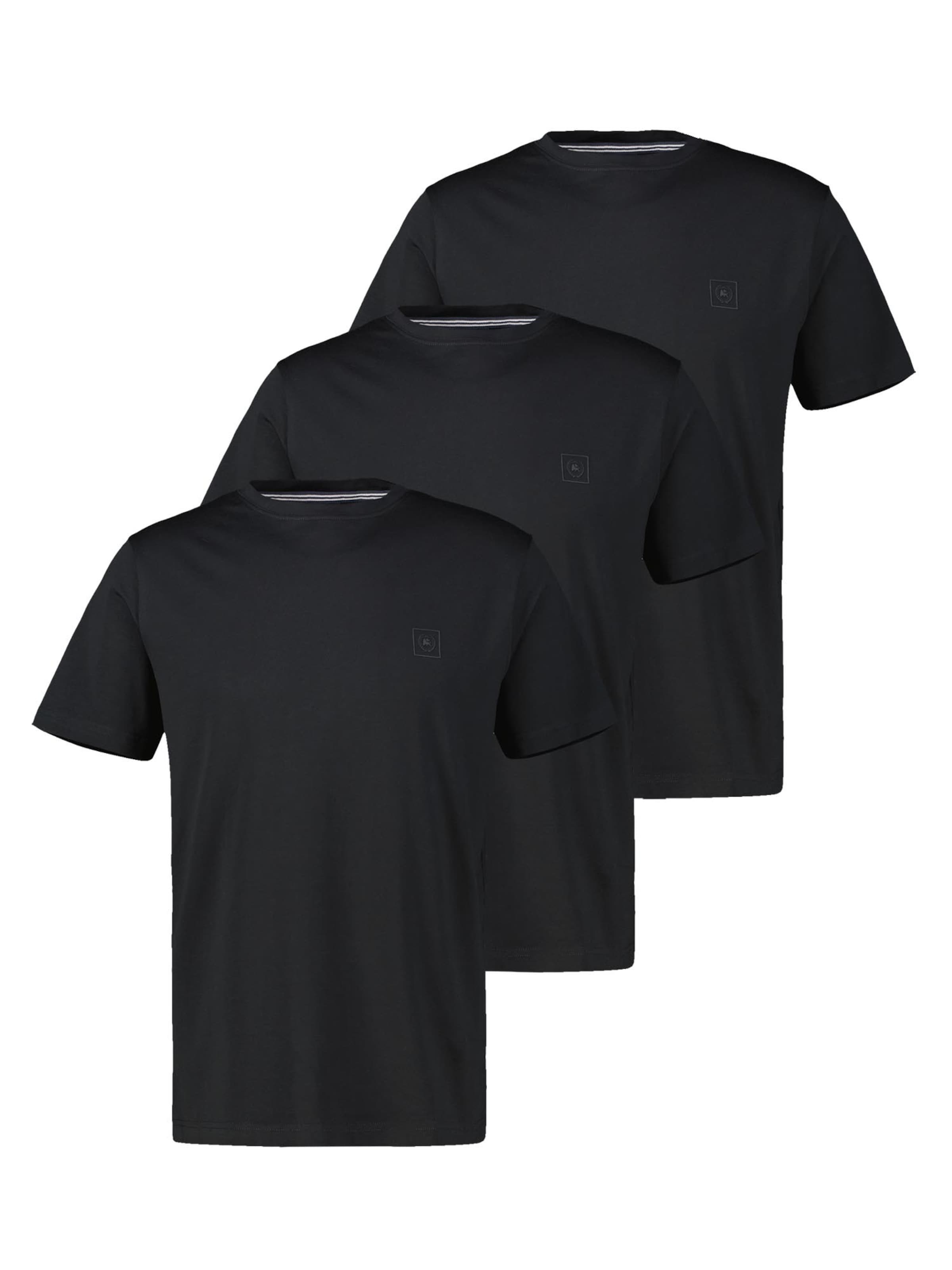 LERROS Shirt 'Basic' in Black: front