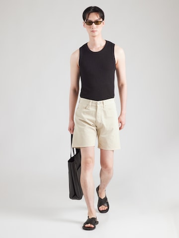 JACK & JONES - Regular Calças de ganga 'JJIRICK JJORIGINAL' em bege