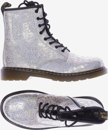 Dr. Martens Dress Boots in 38 in Silver: front