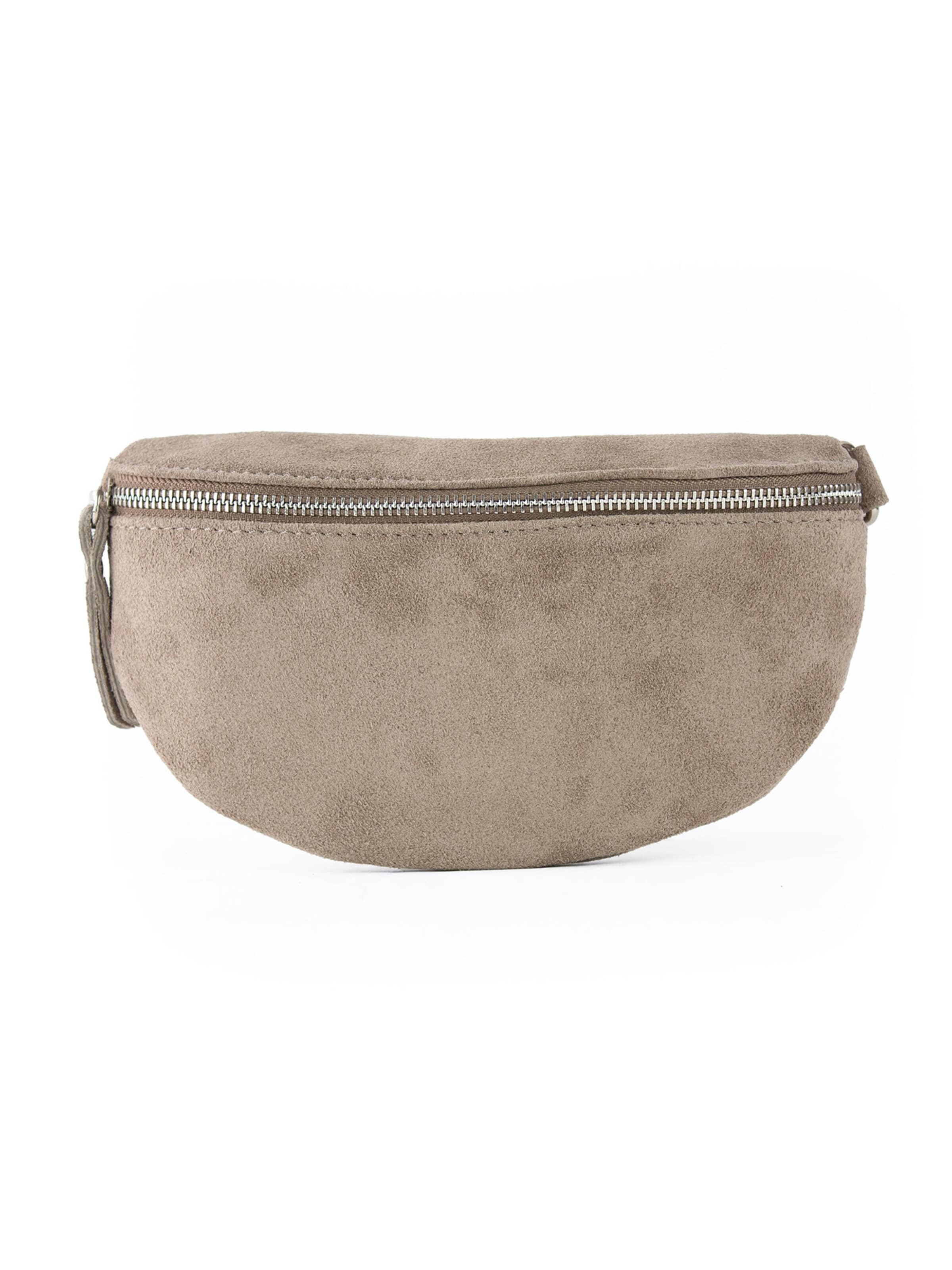 lePelou Fanny Pack 'VALENTINA medium' in Grey: front