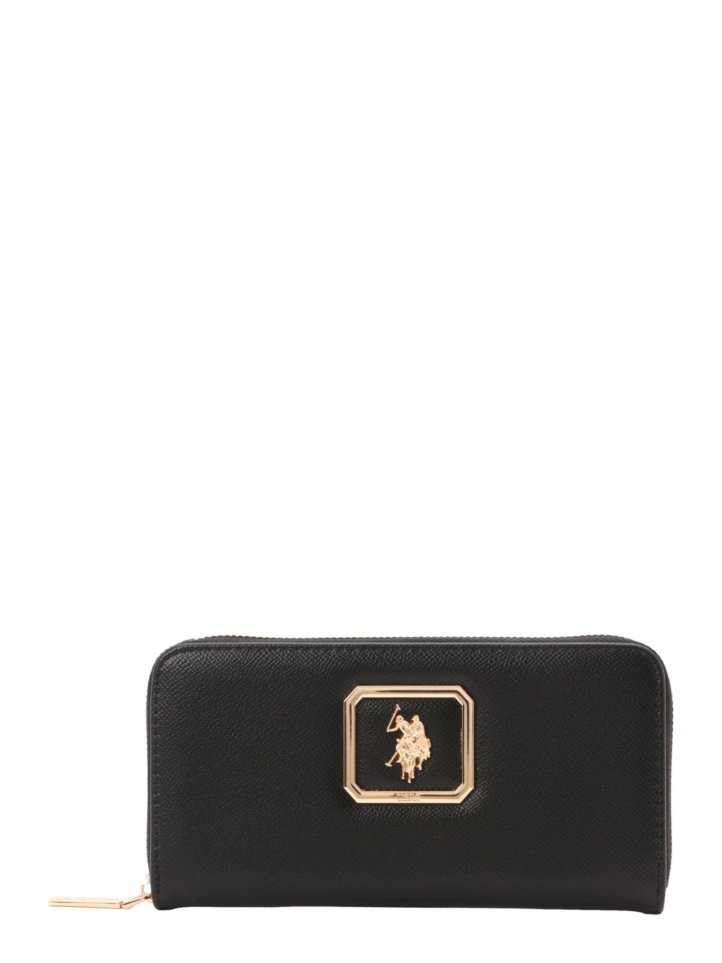 U.S. POLO ASSN. Denarnica | črna barva: sprednja stran
