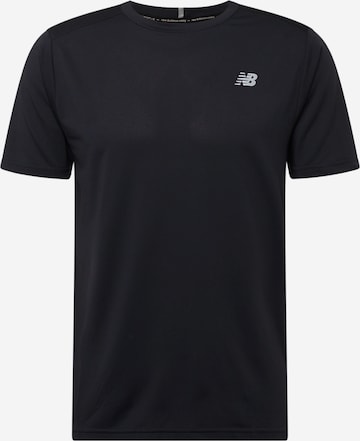 new balance Functioneel shirt in Zwart: voorkant