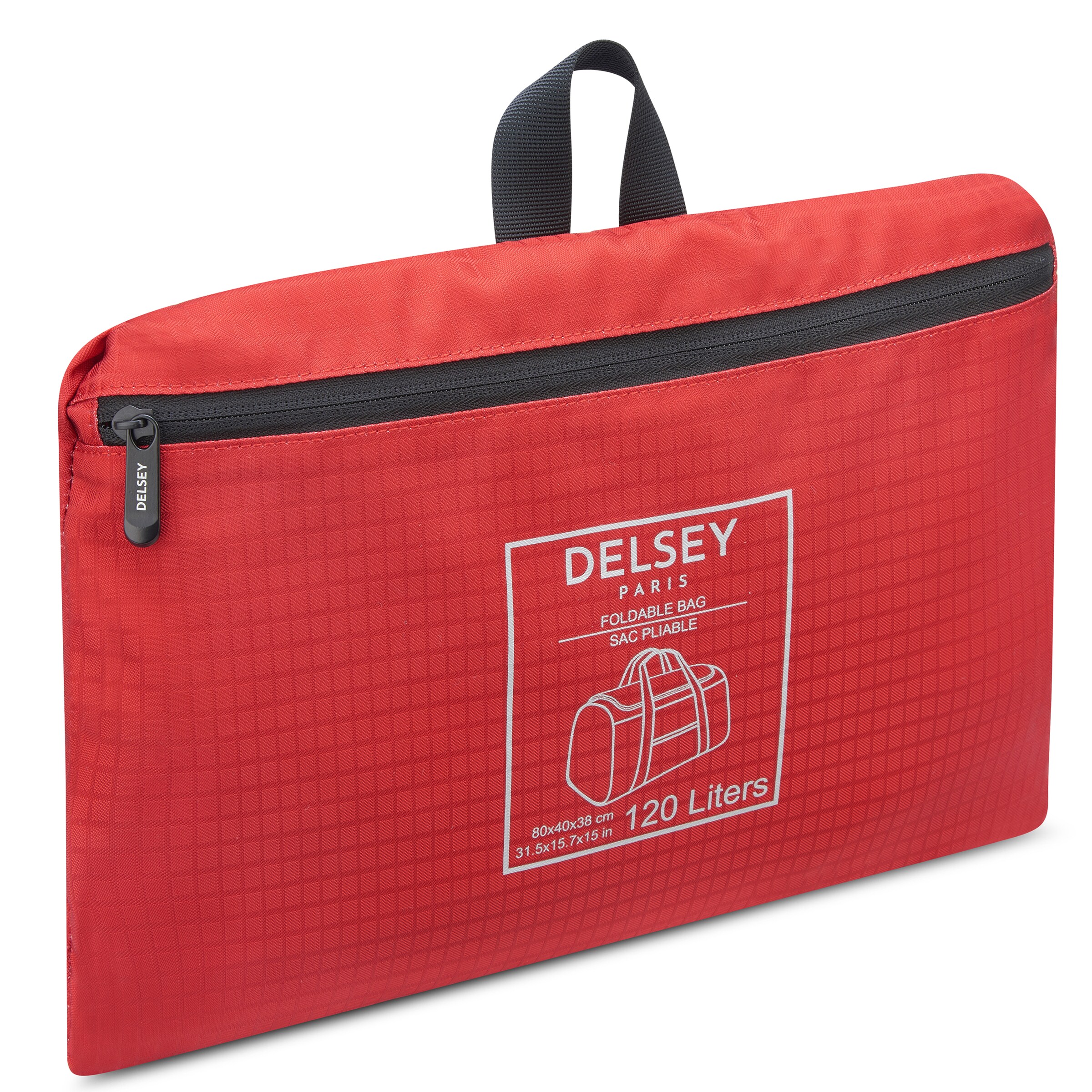 Sac de voyage Delsey Paris en rouge