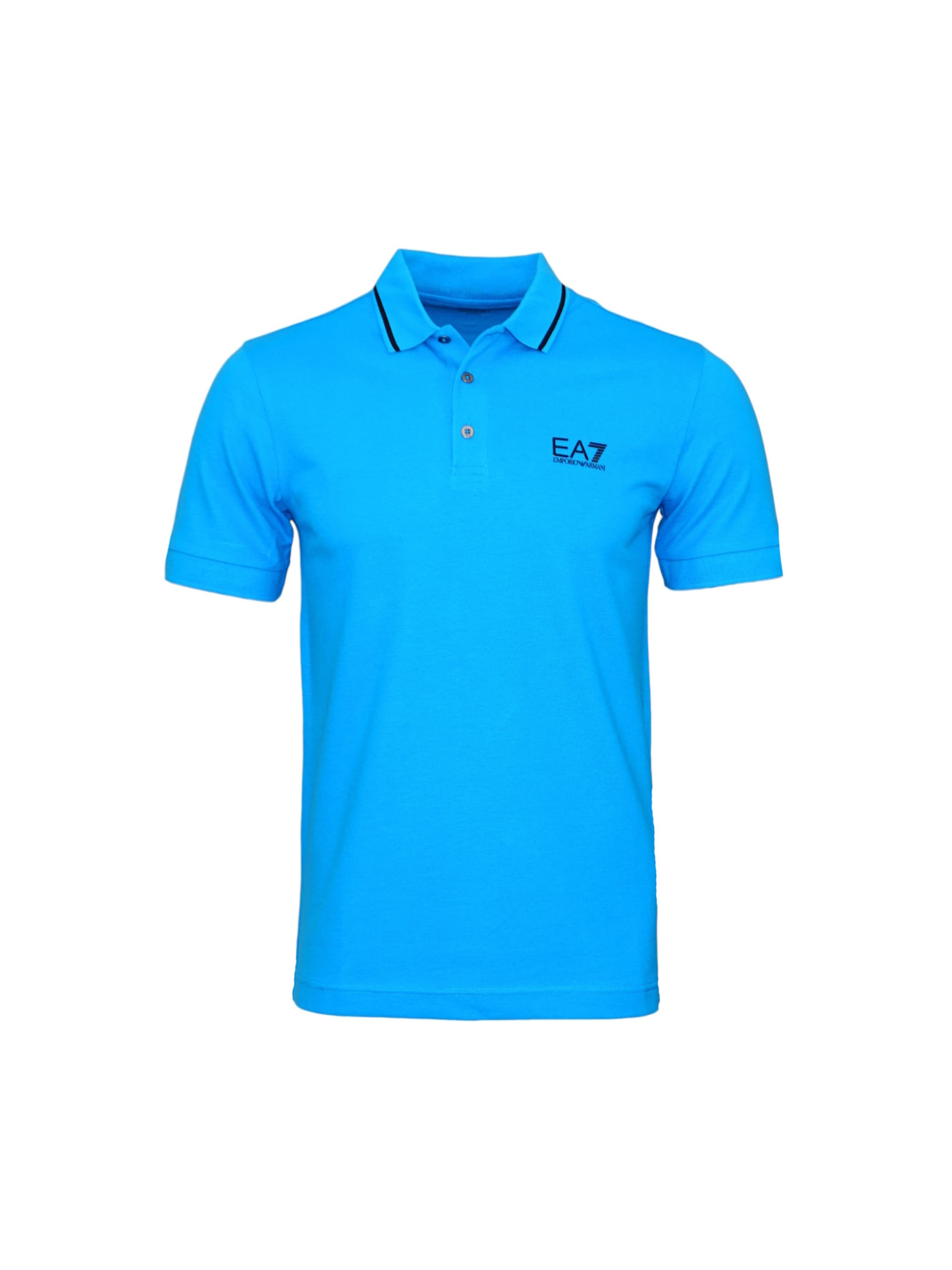 EA7 Emporio Armani Shirt in Blauw: voorkant