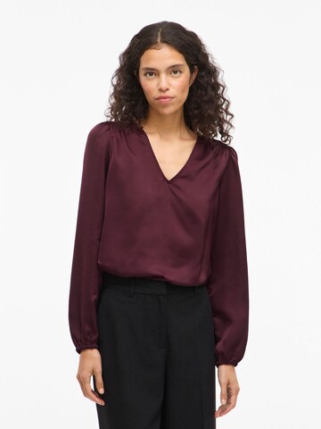 VILA Bluse 'VIEllette' i rød: forside