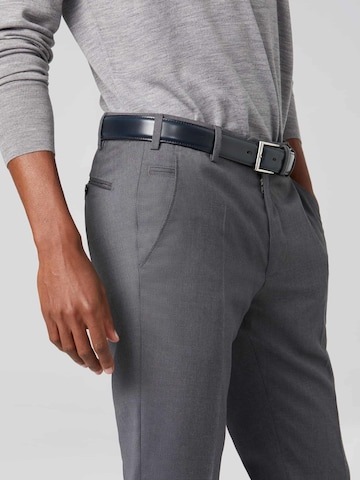 Coupe slim Pantalon à plis 'Bonn' MEYER en gris