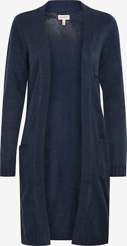 Cardigan 'CABBA' Oxmo en bleu : devant