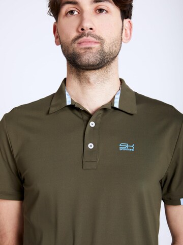 T-Shirt fonctionnel 'Polo' SPORTKIND en vert