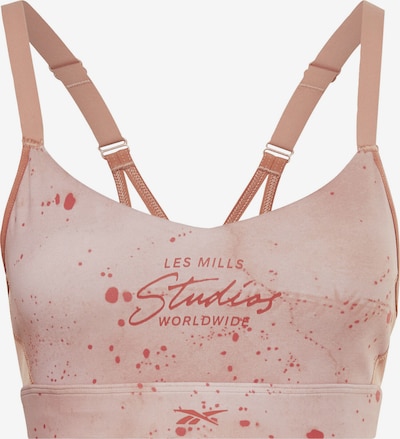 Reebok Soutien-gorge de sport en rose / rouge, Vue avec produit