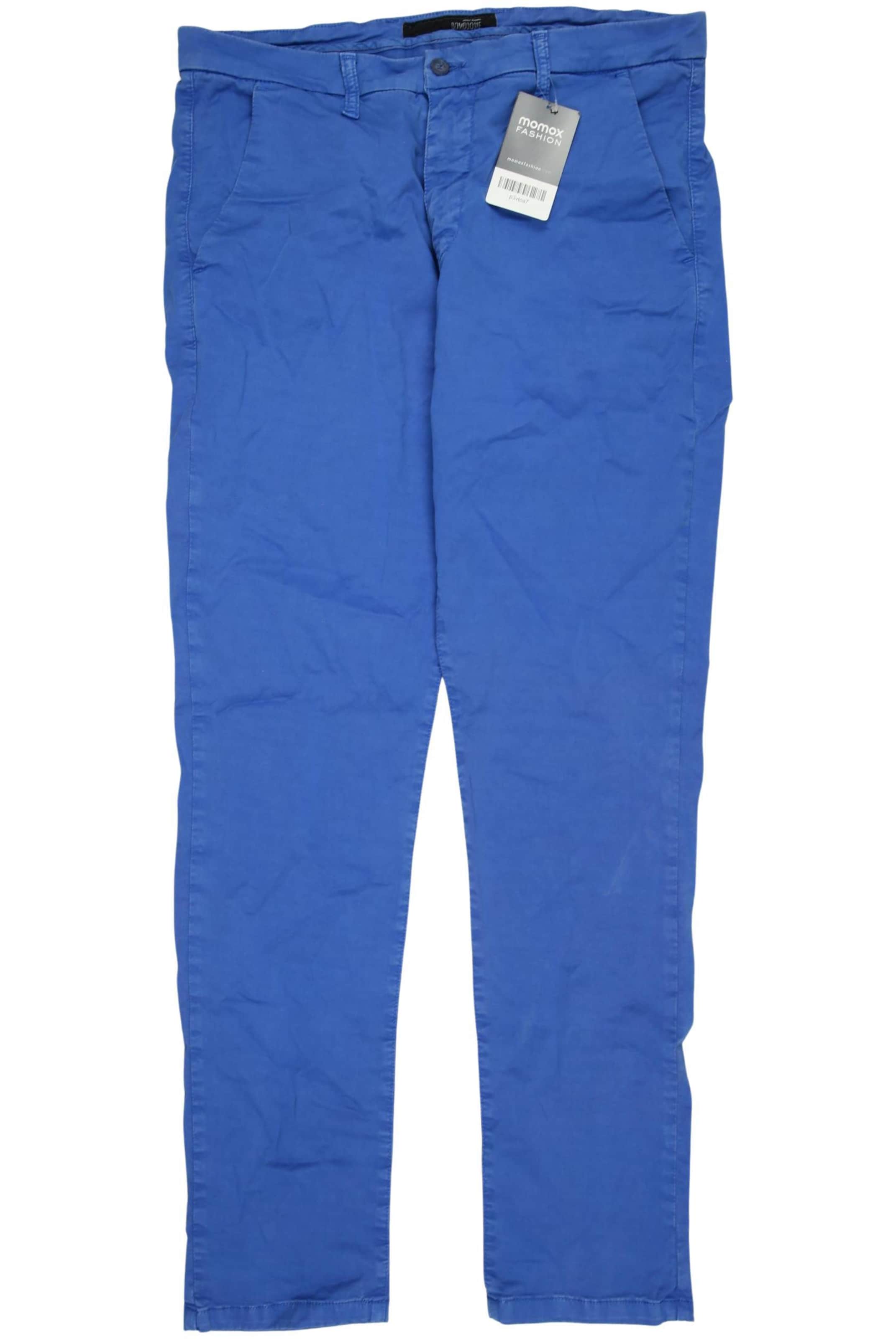 BOMBOOGIE Pants in 32 in Blue: front