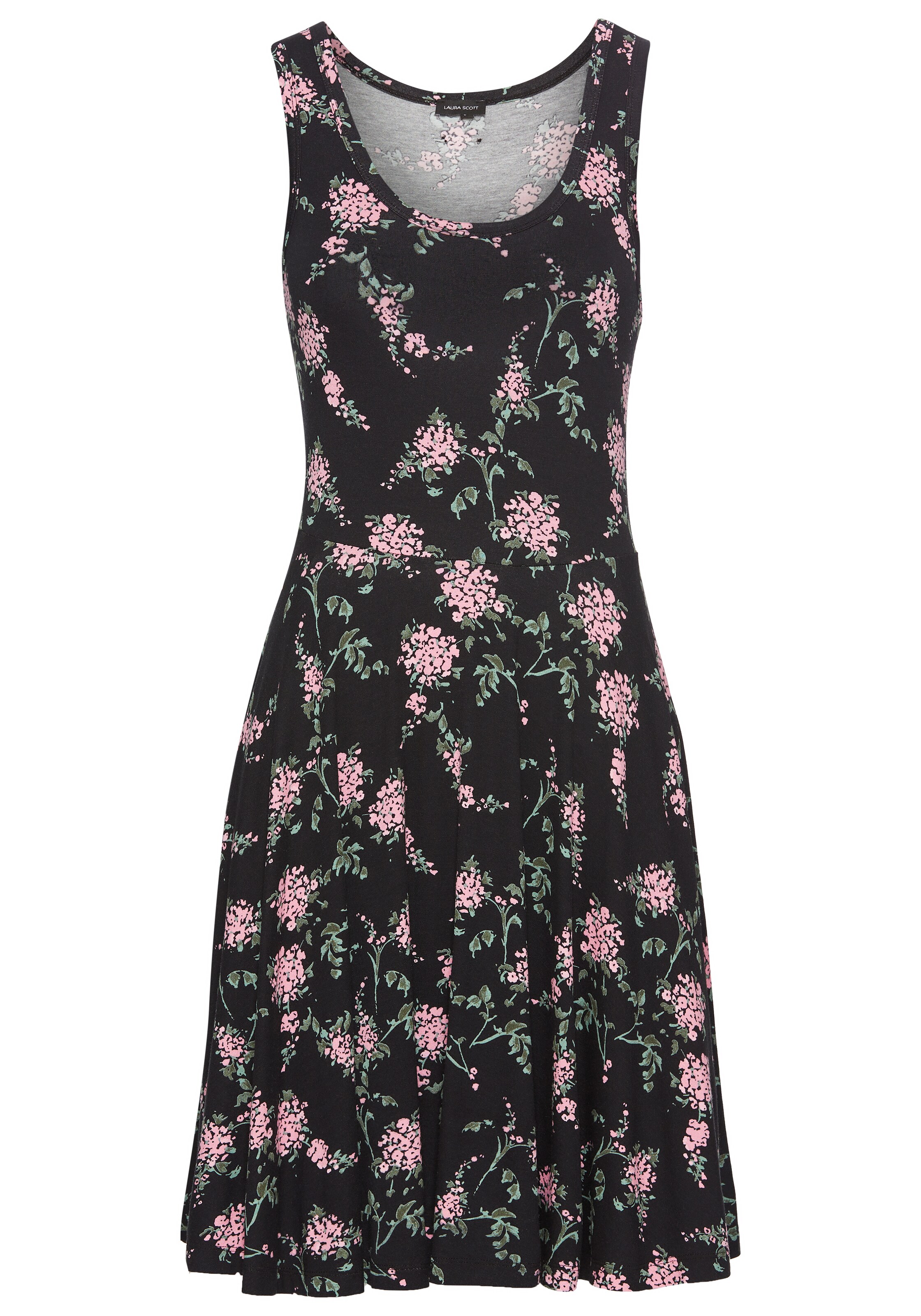 LAURA SCOTT Sommerkleid in Schwarz: Vorderseite