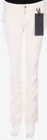 DANIELE ALESSANDRINI Pants in S in White: front