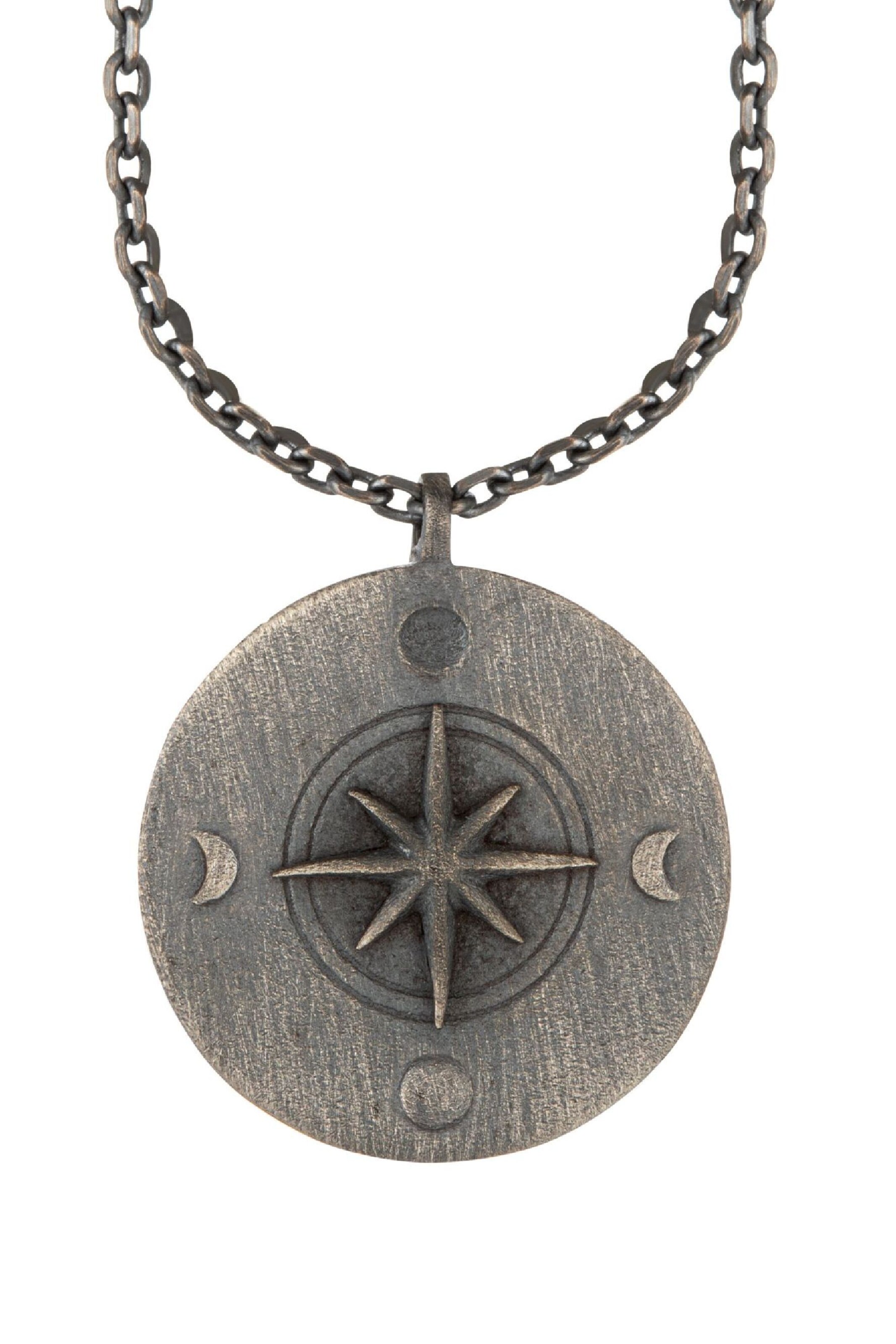 caï Halskette in Schwarz: Vorderseite