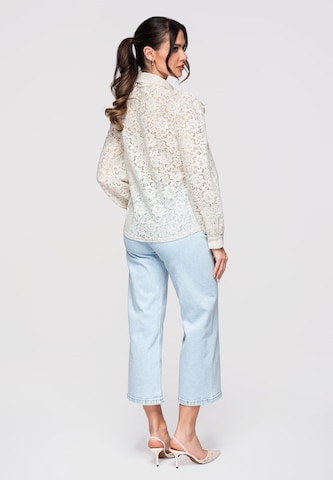 Ombre Blouse 'OW-SH-E0012' in Beige