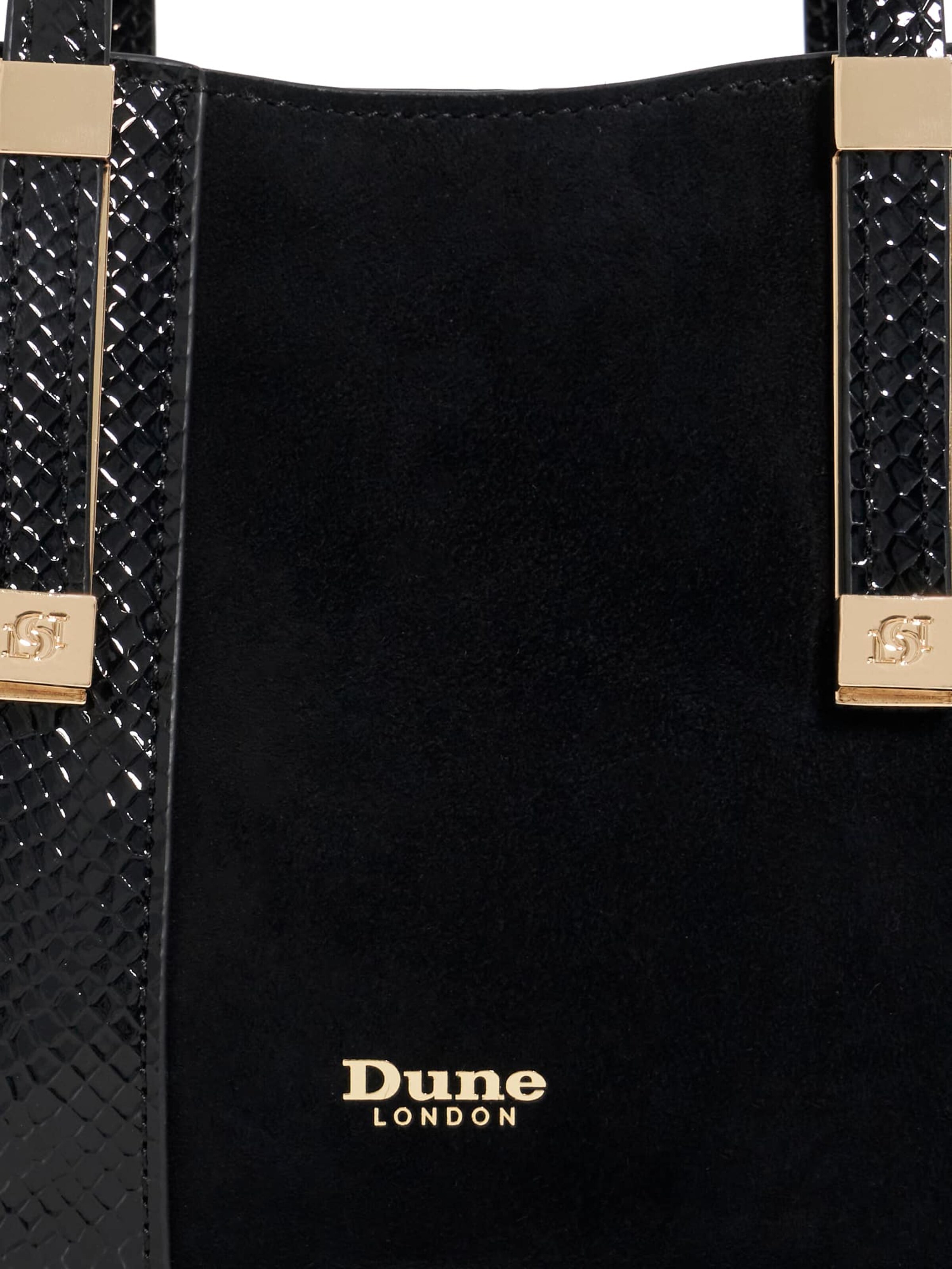 Dune LONDON Handtasche 'Dinkydorry' in Schwarz
