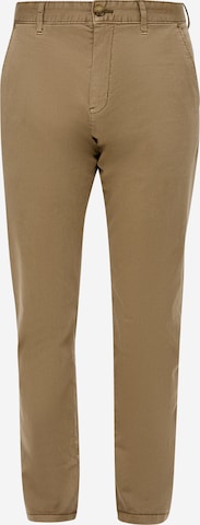 QS Chino Pants in Brown: front