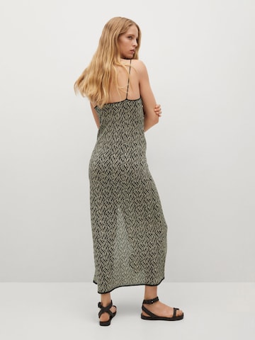 MANGO Knitted dress 'Cebrian' in Green