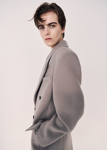 MANGO Between-Seasons Coat 'Saville' in Brown