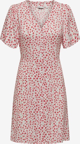 Abito camicia 'ONLEVIDA' di ONLY in bianco: frontale