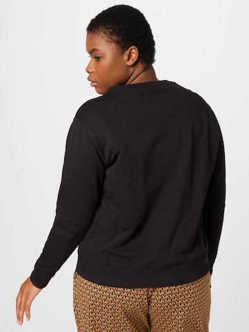 Sweat-shirt Calvin Klein Curve en noir