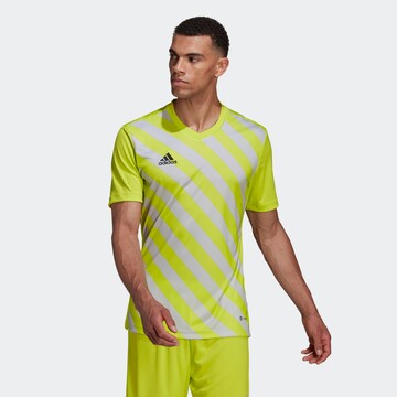 T-Shirt fonctionnel 'Entrada 22' ADIDAS SPORTSWEAR en jaune : devant